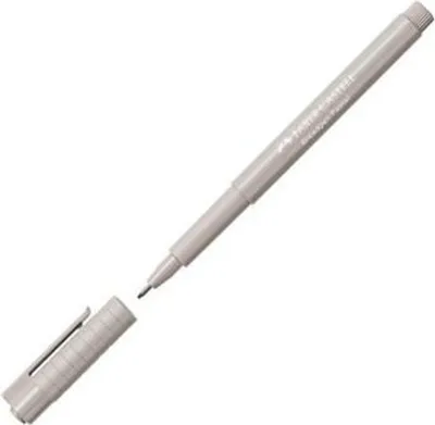 Image de Marqueur permanent Faber-Castell Broadpen Pastel Grey (10 pièces)