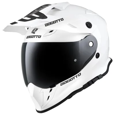 Produktbild von Bogotto H331 Enduro Helm, weiß, M (57/58)