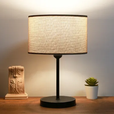 Produktbild von Opviq, AYD-2848, Tischleuchten, Beige, Metall, 24 x 15 x 37 cm