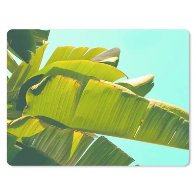 Produktbild von MuchoWow® Mauspad Mousepad Bananenblatt - Blätter - Tropisch - Sommer 23x19 cm - Mousepads - Maus Mat - Pad - Mausunterlage - Schreibtischunterlage - Mauspad
