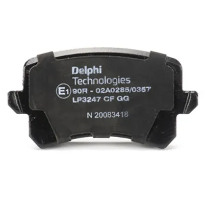 Produktbild von DELPHI LP3247 Bremsbeläge Satz Hinten Bremsklötze für VW Golf V Schrägheck (1K1) TIGUAN (5N) Passat Variant (3C5) Passat Variant (365) für AUDI