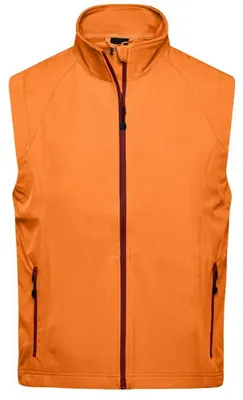 Produktbild von James and Nicholson - Weste für Herren LT2488 (S) (Orange)