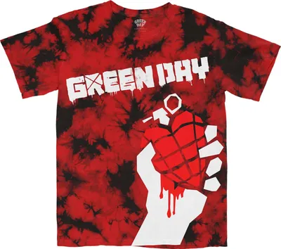 Immagine prodotto di Green Day - Maglietta "American Idiot" per uomo/donna Unisex RO10001 (L) (Rosso)