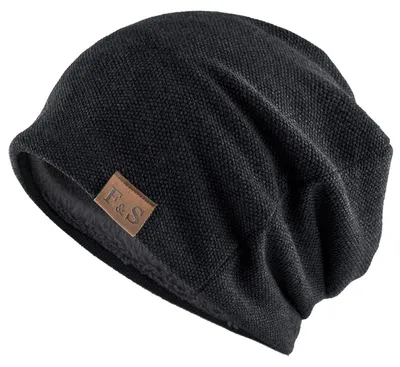 Produktbild von Strickmütze Damen Herren Baumwolle Slouch Beanie Atmungsaktiv Leicht