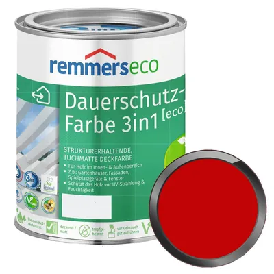 Produktbild von REMMERS Dauerschutz-Farbe 3in1 [eco] - 2.5 Liter (FEUERROT)