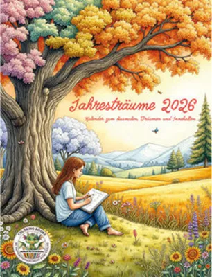 Image de Jahresträume 2026 - Kalender zum Ausmalen, Träumen und Innehalten
