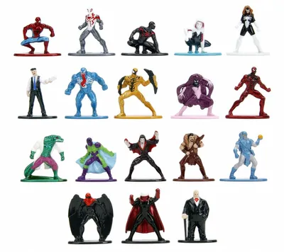Image de Marvel Nano Metalfigs Diecast Minifigurines Pack de 18 Wave 9 4 cm