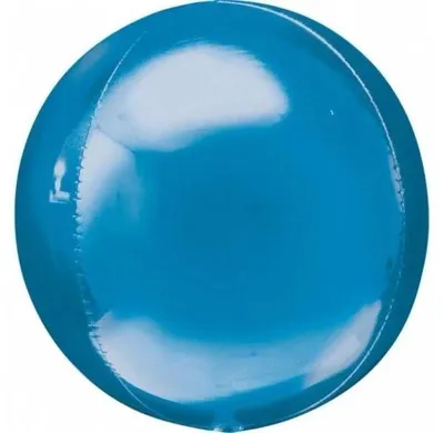 Produktbild von Orbz Folienballon blau 38 x 40cm