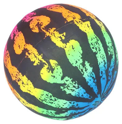 Image de Ballon gonflable en forme de pastèque pour la piscine – Ballon de plage en PVC pour les fêtes estivales – Pastèque colorée