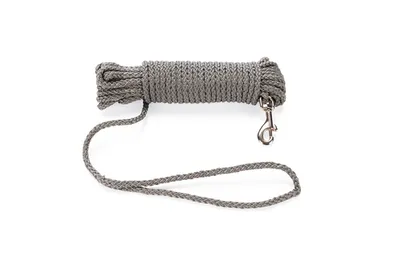 Produktbild von Karlie Schlepp-/Suchleine - Hundeleinen - Nylon - Grau - 10 m x 6 mm