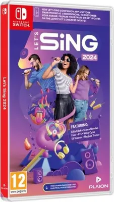 Zdjęcie produktu dla GAME Let's Sing 2024, Nintendo Switch, Tryb multiplayer, E10+ (powyżej 10 lat)
