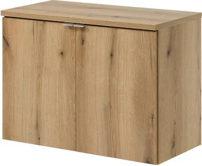 Immagine prodotto di Mobiletto 'Skelbolu' sospeso con ante 80 x 60 x 40 cm effetto rovere