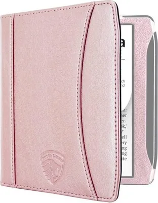 Image de Dutch Shield - Luxe strap Case Housse pour le Pocketbook Era Color Ebook - Housse à rabat Ereader Housse de protection rose