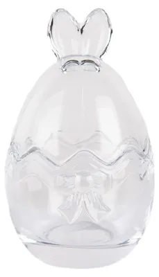 Obrázok produktu pre Clayre & Eef Sklenené vajíčko Ø 8x14 cm Transparentné sklo