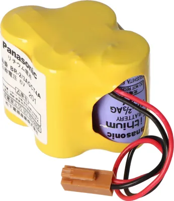 Produktbild von Panasonic Original Lithium Batterie  2400mAh CNC BR-2/3AGCT4A, Fanuc A98L-0031-0025, BR-2/3AG, mit Panasonic Zellen in Erstausrüsterqualität, kein billiger Nachbau