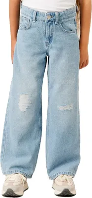 Produktbild von Name It Rose Wide Fit Jeans Blau 6 Years Mädchen Blau 6 Years