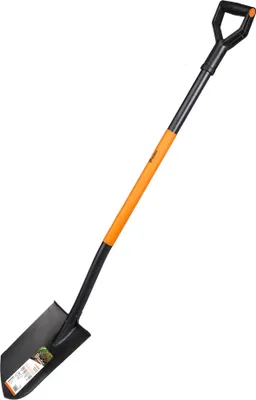 Produktbild von Bradas Spitzspaten Länge: 1.250 mm schwarz/orange