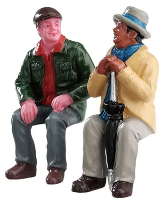 Productafbeelding van Kerstfiguur Chatting with old friends set of 2 LEMAX