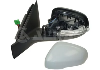 Produktbild von ALKAR 6129600 Außenspiegel Seitenspiegel Links für VOLVO V70 III (135) Beheizt Asphärisch Grundiert Elektrisch
