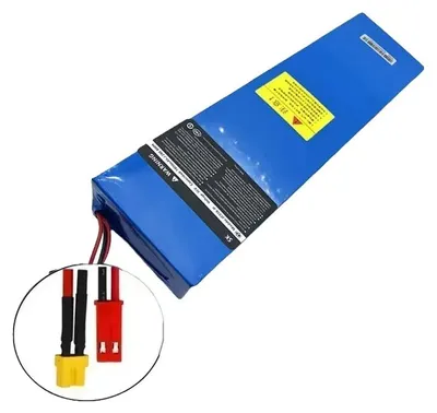 Image de Batterie lithium-ion, capacité de 60 000 mAh, tension de 48 V, connecteur XT30-JST