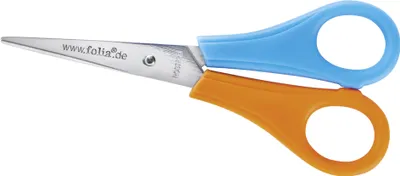 Zdjęcie produktu dla folia 7799 folia nożyczki dla dzieci, zaostrzone, leworęczne, długość: 135 mm