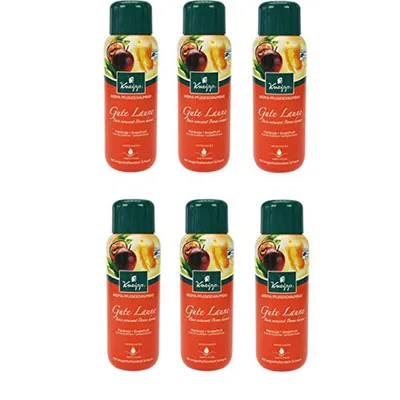 Produktbild von Kneipp Aroma-Pflegeschaumbad Gute Laune Maracuja-Grapefruit, 6er Pack (6 x 400 ml)