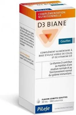 Productafbeelding van Pileje D3 Biane druppels, 15 ml