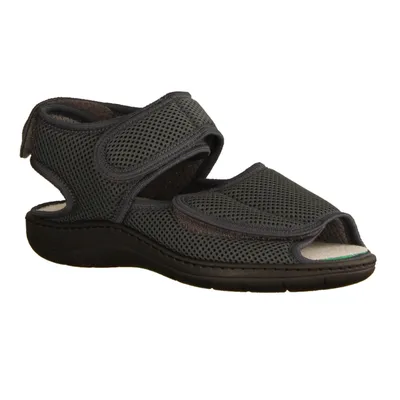 Produktbild von Sandale Liromed 815, Uni, Grau, Textil, NEU, Verbandschuh - Damenschuhe Sandale bequem / lose Einlage, Mehrfarbig