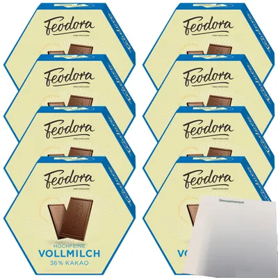 Produktbild von Feodora Täfelchen Vollmilch 36% VPE (8x180g Karton) + usy Block