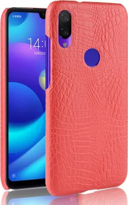 Produktbild von Mobigear Croco  Xiaomi Redmi 7 Hülle Hardcase Backcover - Rot