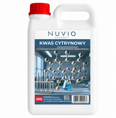 Produktbild von Zitronensäure E330 | 2 kg | Nuvio | Reinigungsmittel | Zitronensäure für Reinigung