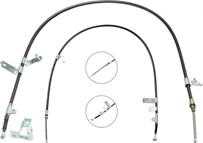 Produktbild von RIDEX Handbremsseil Seilzug Feststellbremse für NISSAN MICRA II (K11) Hinten Rechts Hinten Links 124C1227