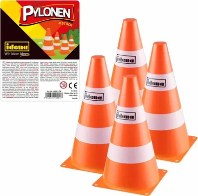 Produktbild von Idena Pylonen, 4 Stück ca. 24 x 13,5 cm