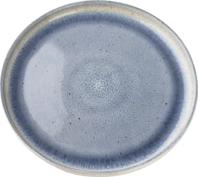 Image de Assiette à dessert en céramique Basic Nature BASIC NATURE 21 x 21 x 2,4 cm bleu/blanc, 1 pièce