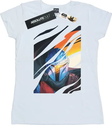 Produktbild von Star Wars - "The Mandalorian" T-Shirt für Damen BI50506 (S) (Weiß)