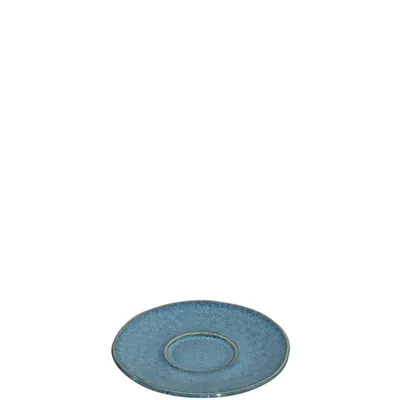 Produktbild von Leonardo Matera Unterteller 4-er Set, spülmaschinengeeignete Steingut-Unterteller für Espressotassen, 4 Keramik-Untertassen, Ø 11 cm, blau, 018603