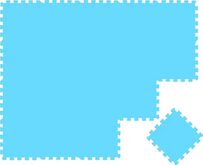 Produktbild von 18 Teile Baby Kinder Puzzlematte ab Null - 30x30 Puzzle Spielmatte Krabbelmatte