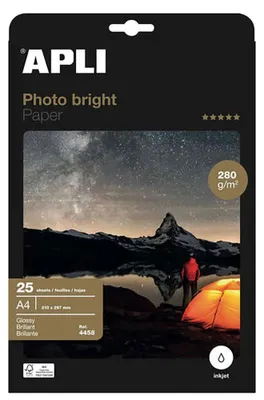 Obrázek produktu pro agipa Foto-Papier bright PRO, DIN A4, 280 g/qm, hochgl„nzend