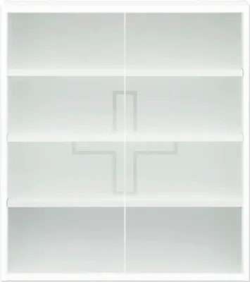 Produktbild von Medizinschrank Möbelpartner Wido 64,2 x 19,6 x 71,4 cm weiß 2-türig
