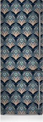 Produktbild von Kühlschrankmagne Kühlschrank Aufkleber Magnetfolie Dekoration 60x190 cm - Weinleseblumen