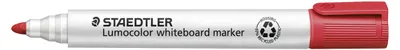 Produktbild von STAEDTLER Lumocolor 351 Whiteboard-Marker mit Rundspitze Einzelprodukt rot