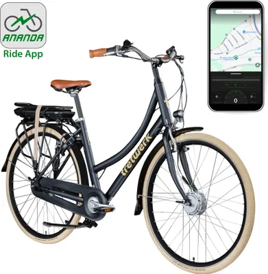 Produktbild von Tretwerk Aurora E Bike 28 Zoll Pedelec Damen Herren 155-185 cm Elektrofahrrad 522 Wh E Fahrrad Damenfahrrad 7 Gang