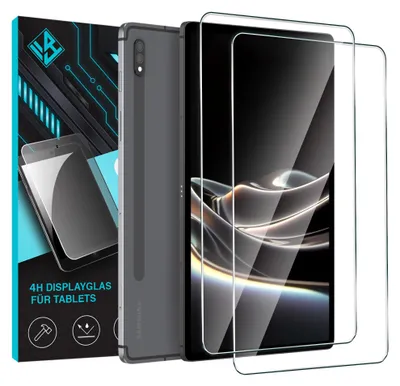 Produktbild von 2x 9H Tablet Schutzglas für Samsung Galaxy Tab S7 11.0 Zoll 2020 Displayglas Displayschutz