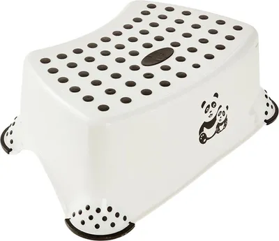 Produktbild von keeeper Panda Tritthocker, Anti-Rutsch, Weiß