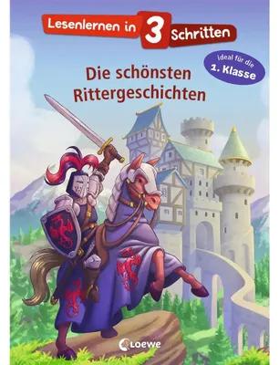 Obrázek produktu pro Lesenlernen in 3 Schritten - Die schönsten Rittergeschichten