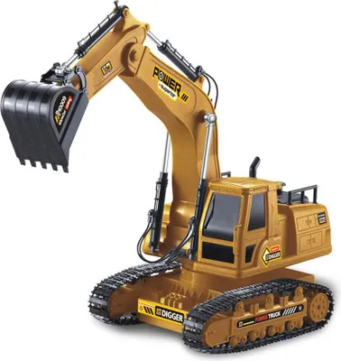 Zdjęcie produktu dla 1: 12 Simulation Engineering Model Remote Control Bulldozer Excavator Crane Dump Truck Zabawki dla chłopców 6810l