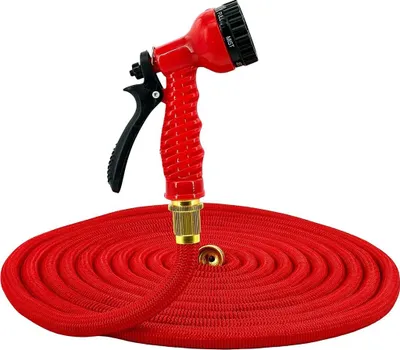 Produktbild von Avizar, Flexibler Gartenschlauch bis 75 m für Garten & Autowäsche, Rot