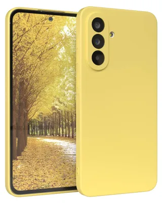 Produktbild von EAZY CASE - TPU Hülle für Samsung Galaxy A56, TPU Case stoßfeste Handyhülle, weiches Cover mit Kameraschutz, Silikonhülle in Gelb