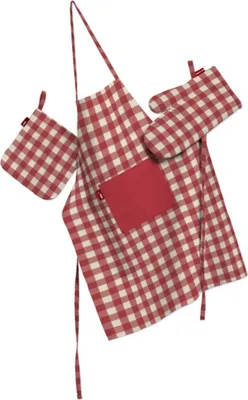Productafbeelding van Keukenset: Schort, ovenhandschoen, vaatdoekjes