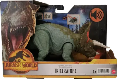 Obrázok produktu pre Mattel Jurský svět Nadvláda Ohlušující útok TRICERATOPS